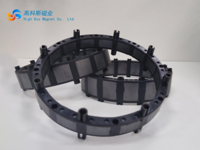 铁氧体多极磁环与磁瓦拼接对比