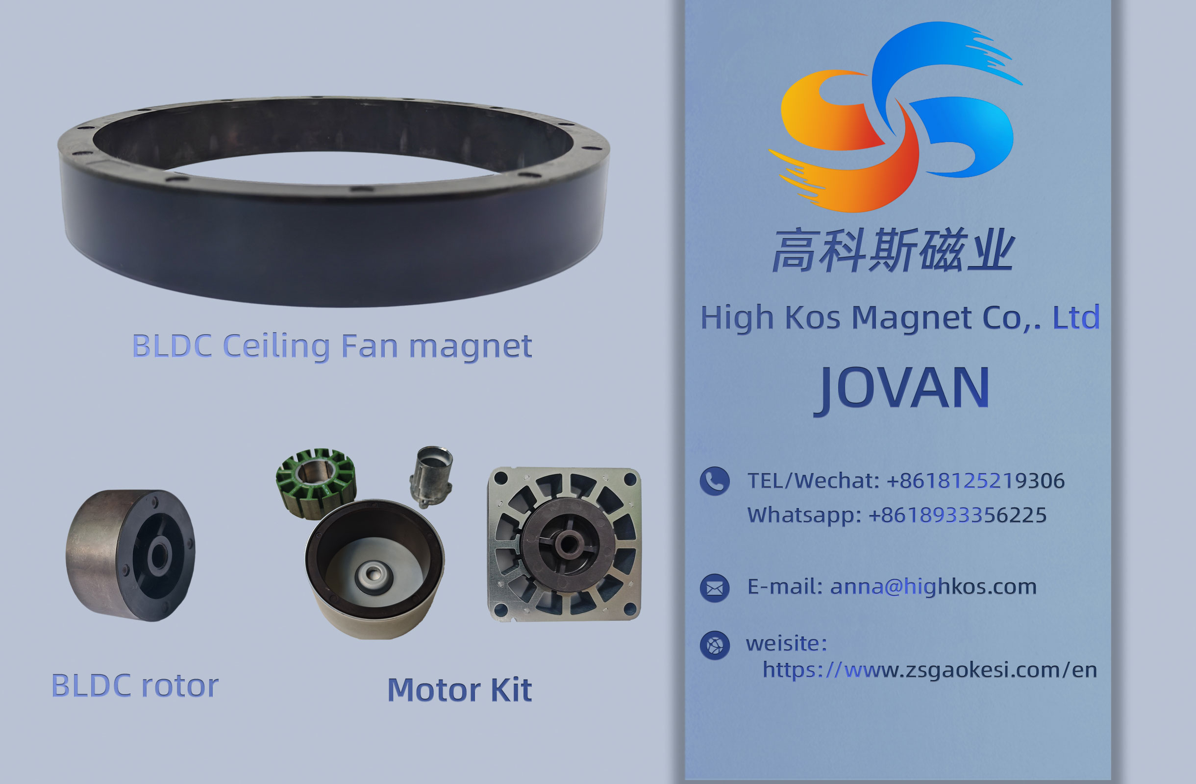 Innovation in Ceiling Fan Technology via Injection-Molded Ferrite Magnet Rings: Toward an Efficient, Quiet, and Smart Future